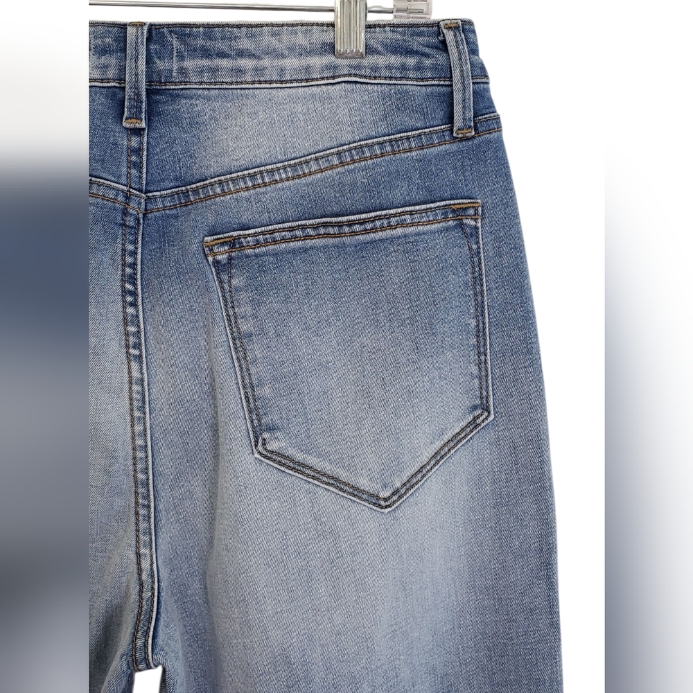 Driftwood Royce Straight Frayed Hem Jeans Size 29 Capsule Wardrobe Boho - Picture 9 of 12